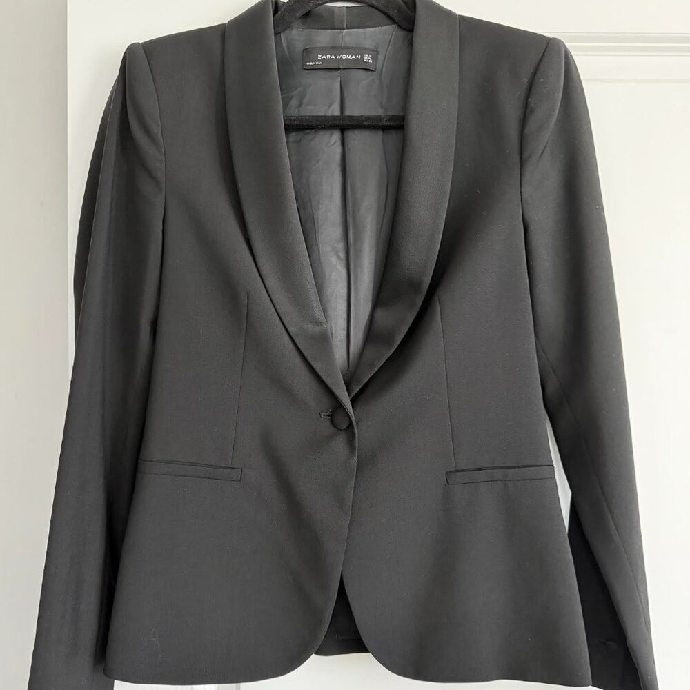 Zara Woman Tuxedo Jacket